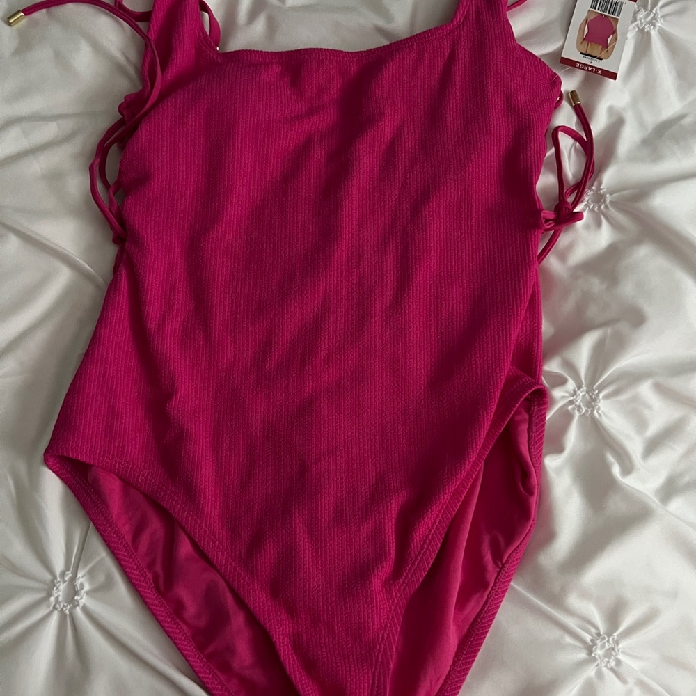 Vibrant Pink One-Piece Swimsuit